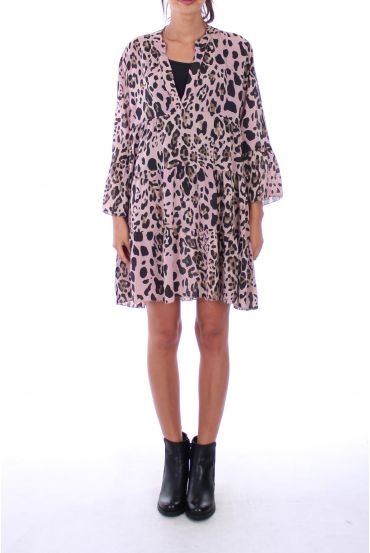 JURK LEOPARD 0162 ROZE