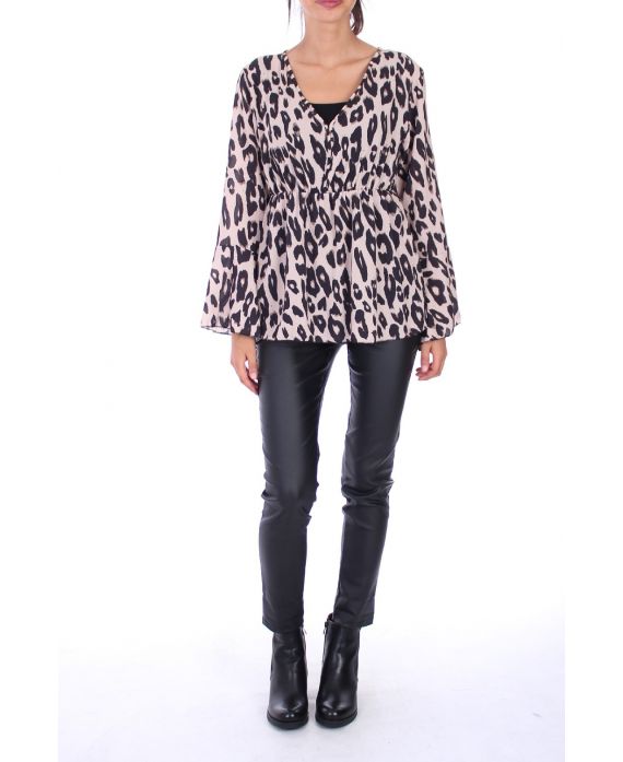 BLOUSE LEOPARD 0167