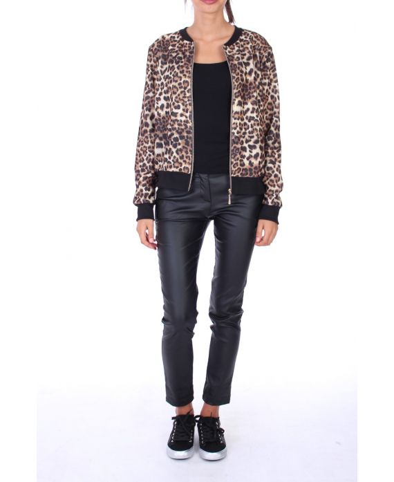 BOMBER DRUCKT 0171 LEOPARD