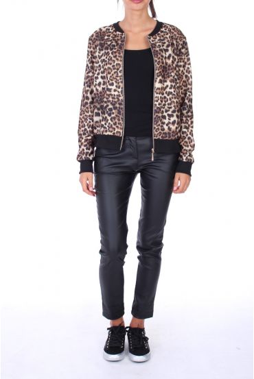 BOMBER DRUCKT 0171 LEOPARD