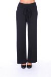 PANTALONES CON PLIEGUES 0182 NEGRO