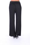 PANTALONES CON PLIEGUES 0182 NEGRO