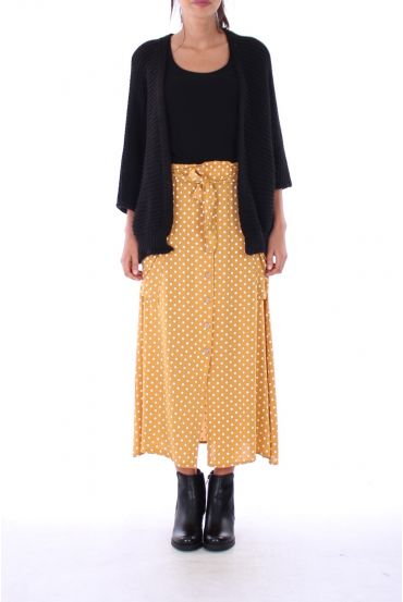 LONG SKIRT PEAS 0130 MUSTARD