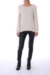 MAGLIONE MOHAIR 0198 BEIGE