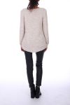 EEN TRUI VAN MOHAIR 0198 BEIGE