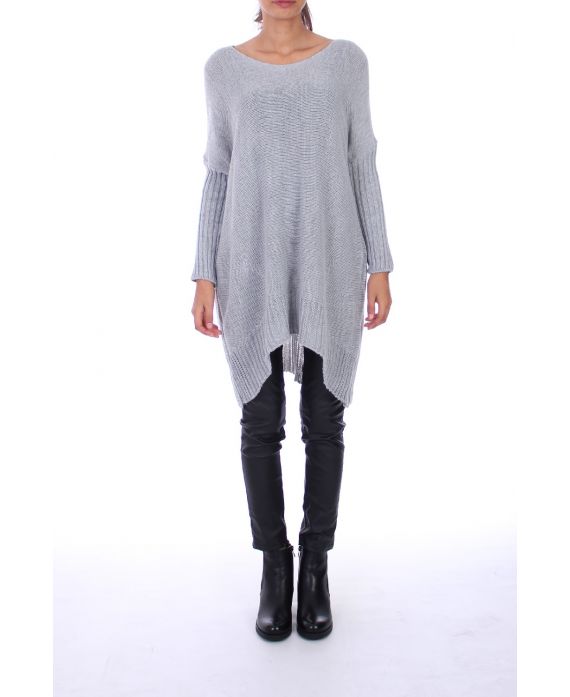 PULL TUNIQUE AMPLE 0202 GRIS