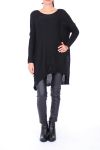 SWEATER TUNIC LOOSE 0202 BLACK