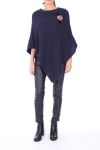 PONCHO PIN 0195 NAVY