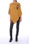 PONCHO PIN 0195 MUSTARD