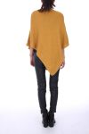 PONCHO BROCHE 0195 MOUTARDE