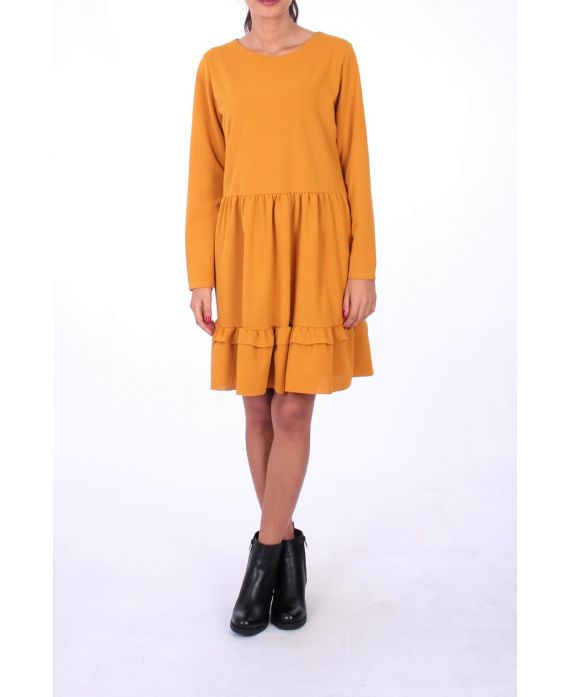 DRESS 0210 MUSTARD