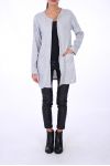 GILET / VESTE 0212 GRIS CLAIR