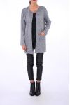 GILET / VESTE 0212 GRIS FONCE