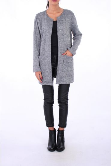 CHALECO / CHAQUETA 0212 GRIS OSCURO