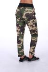 PANTALONI STAMPE 0225 MILITARE