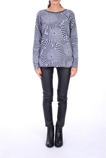 PULL PRINTS GEOMETRICS 0227 NAVY BLUE