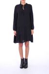 NECKLINE DRESS HAS BUILD 0216 BLACK