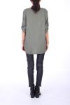 TUNIC + NECKLACE 0215 KHAKI