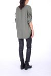 TUNIC + NECKLACE 0215 KHAKI