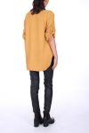 TUNIC + NECKLACE 0215 MUSTARD