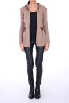 GILET DI LANA ETOILE 0200 TAUPE