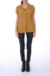 GILET IN MAGLIA 0260 SENAPE