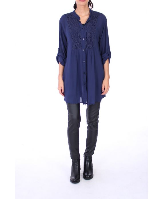 TUNIC LACE 0243 NAVY