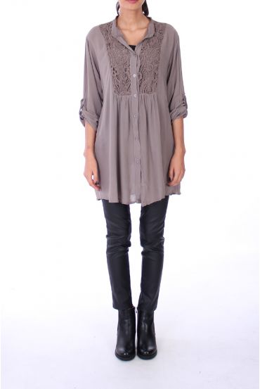 TUNIC LACE 0243 TAUPE