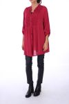 TUNIC LACE 0243 BORDEAUX