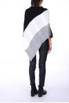 PONCHO 0238 CZARNY