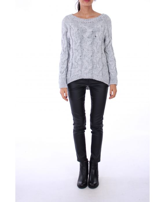 PULLOVER BUTTON SOFT 0241 GREY