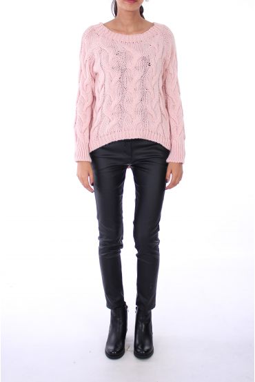 PULLOVER BUTTON SOFT 0241 ROSE