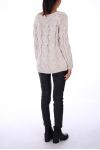 PULLOVER KNOP ZACHTE 0241 BEIGE