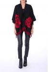 PONCHO REVERSIBLE 0244 NOIR