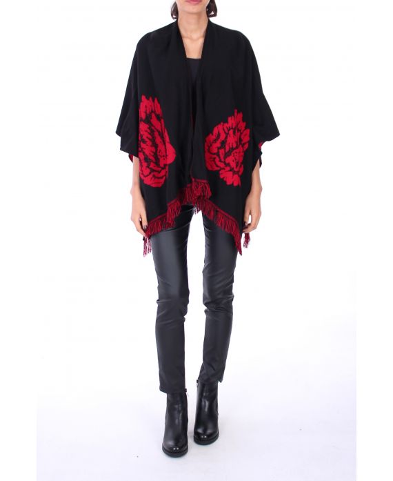 PONCHO REVERSIBILE 0244 NERO