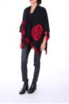 PONCHO REVERSIBLE 0244 BLACK