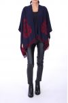 PONCHO REVERSIBLE 0244 NAVY