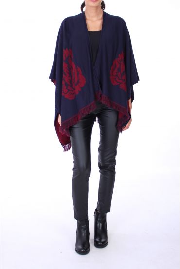 PONCHO REVERSIBILE 0244 NAVY