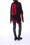 PONCHO OMKEERBAAR 0244 ZWART