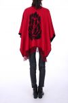 PONCHO REVERSIBILE 0244 NERO