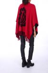 PONCHO REVERSIBILE 0244 NERO