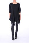 TUNIC ASYMMETRIC COVER 0246 BLACK