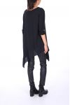 TUNIC ASYMMETRIC COVER 0246 BLACK