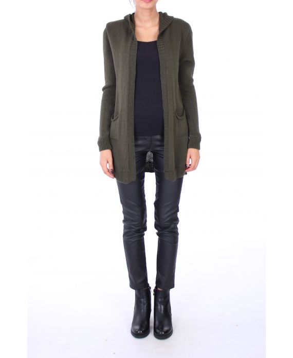 HOODED SWEATJAS 0247 KHAKI