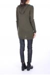 HOODED SWEATJAS 0247 KHAKI