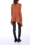 VEST ASYMMETRIC COVER 0261 CAMEL