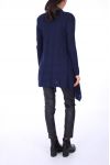 VEST MET ASYMMETRISCHE KAP 0261 NAVY