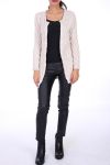 GILET IN MAGLIA 0270 BEIGE