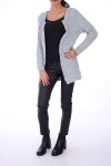 GILET IN MAGLIA 0270 GRIGIO