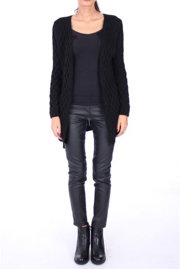 GILET IN MAGLIA 0270 NERO